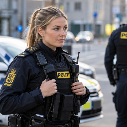 politibetjent løn