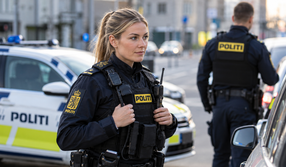 politibetjent løn
